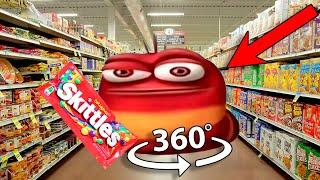 Skittles meme oi oi oi red larva 360° VR