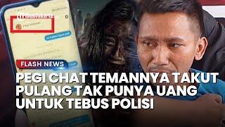 TERKUAK Chat Pegi saat JadI Buronan Kasus Vina, Bingung Tak Punya Uang untuk Tebus Polisi