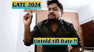 A Reality about GATE 2024 | Untold till Date️