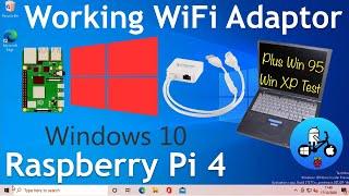 Windows 10 on Raspberry Pi 4. WOR episode 25. Ethernet to Wifi Adaptor Plus 1999 Compaq Laptop test.