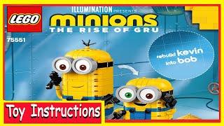 Building instructions / LEGO Minions: Brick-Built Minions and Their Lair (75551) @BrainyNerd