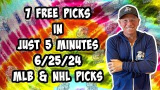 MLB Best Bets for Today Picks & Predictions Tuesday 6/25/24 | 7 Picks in 5 Minutes