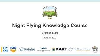 DroneCamp 2020: Night Flying Knowledge Course