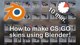 How To Make Your OWN CS:GO Skin In 10 Minutes