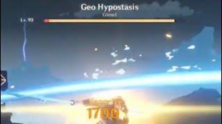 New Trick One Shot Geo Hypostasis - 24 Seconds - Genshin Impact