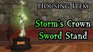 Storm"s Crown Sword Stand Housing Item (Patch 6.2)