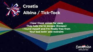 Albina - Tick-Tock (Croatia) [Karaoke Version] Eurovision 2021