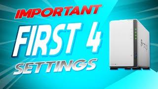 TOP 4 settings you MUST setup on your new Synology NAS (Quick Guide)