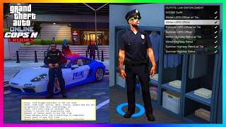 GTA 5 NEW POLICE SHOP, Buy Cop Outfits, CARS, Mod Kits, COPS N CROOKS DLC 2025 (GTA Online Update)