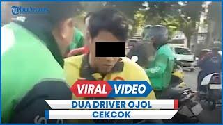 Dua Driver Ojol Cekcok Nyaris Baku Hantam di Depan Stasiun Poncol Semarang