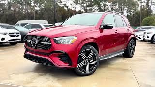 2025 Mercedes GLE Hybrid SUV in Stunning Cardinal Red Metallic #mercedes #luxurycars