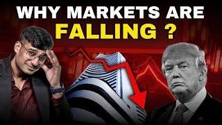 5 reasons why stock market is crashing #stockmarket #sharemarket #sensex #donaldtrump #carahulgupta