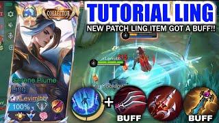 NEW PATCH LING BEST BUILD & EMBLEM 2024!! | LING FASTHAND GAMEPLAY WITH BUFFED ITEM IN THE NEW PATCH