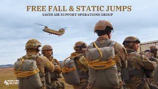 116th ASOS Static Line Jump & Free Fall Training - Tech. Sgt. Eric Flores