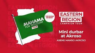 WATCH LIVE | Mahama campaign holds mini durbar at Akroso | #Mahama4change2024 | WoezorTV