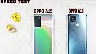 OPPO A15 3GB RAM VS OPPO A16 4GB RAM |SPEED TEST