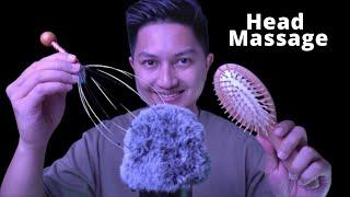 ASMR Head Massage  99.99% Making Relax and Sleep Fast