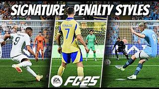 EA Sports FC 25 | All Signature Penalty Styles