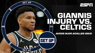  BREAKING NEWS  Giannis Antetokounmpo avoids serious Achilles injury vs. Celtics | Get Up