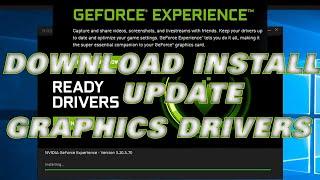 Download, Install and Update Graphics Drivers With GeForce Experience