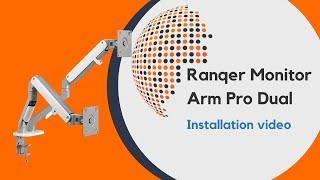 Ranqer Monitor Arm Pro Dual - Installation video