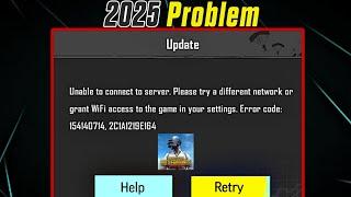 Unable To Connect To Server Please Try A Different Network Or Grant Wifi Access Problem in PUBG 2025