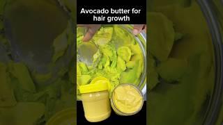 Potent AVOCADO butter for HAIR GROWTH #avocado #naturalhairgrowth #shorts