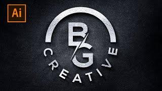 Typography Logo Design In Adobe Illustrator | Logo Design Tutorial