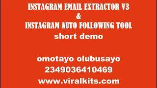 Instagram Extractor Ultimate V3 - Instagram Email extractor 2020