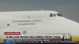 China delivers 13 million masks and PPE gear