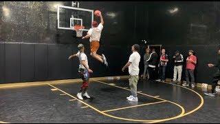 DUNKING ON MOVIE STARS IN SNOOP DOGGS MANSION !