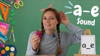 a-e Sound | Learn Phonics | a-e Words | Learning to Read | British Teacher