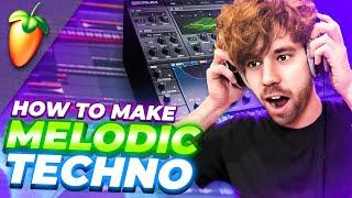 Melodic Techno Start To Finish [fl studio Tutorial]