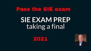 SIE Exam practice final walkthrough