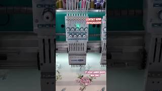 Computerized embroidery Machine, 21 heads , 9 needle. #embroidery #machine #new #textilemachine