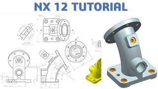 NX 12 Tutorial #65 | 3D Model Basic Beginners