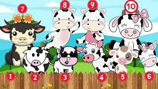 Cow Counting Song | Fun Song for Kids