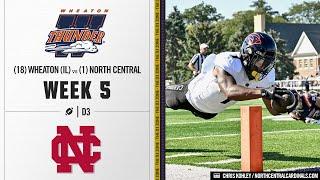 #18 Wheaton (IL) vs. #1 North Central Highlights (Little Brass Bell Game) | D3 College Football 2024