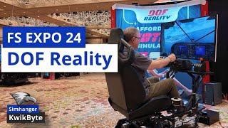 DOF Reality Motion Simulator | Flight Sim Stepping Fix Tested at FS Expo 2024