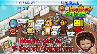 Game Dev Story+ - How to get All 5 Secret Characters | Apple Arcade