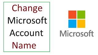 How to Change your Microsoft Account Name (2020)