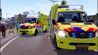 Emergency Call 112 - Dutch Ambulances Responding to Traffic Accidents! 4K