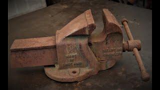 Can i save a vise from the scrap yard? Restoration project