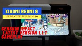 Xiaomi redmi 9 game test genshin impact | mobs | Boss fight | Mediatek helio G80 gaming test