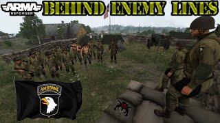 ARMA REFORGER - 101st Airborne Dropping Behind Enemy Lines (World War 2)
