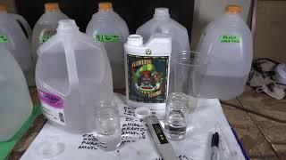 I'm making Advanced Nutrients' Flawless Finish Flush for my Granddaddy Black cannabis plant.