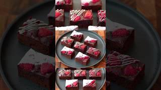 Raspberry Brownie / Amazing harmony of chocolate & raspberry / Tasty Portion No.9