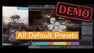 Toontrack Superior Drummer 3 Indiependent SDX All Drum Presets Demo