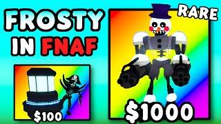 PLAYING FNAF TD WITH FROSTY THE SNOWMAN AND MORE!!!