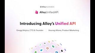 Webinar: Introducing Alloy's Unified API